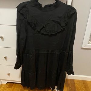 Zara — Long Sleeve Black Dress